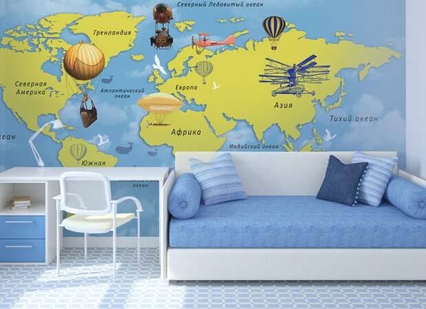 Карта мира для мальчиков