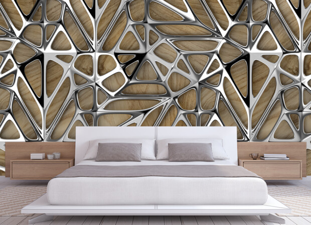 металлический узор