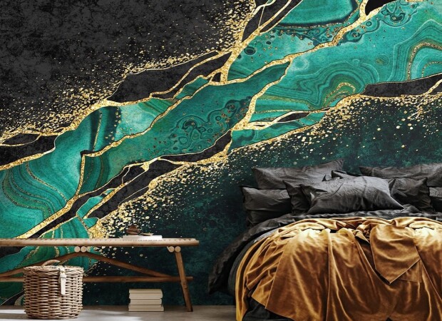 флюид с полосой зеленого