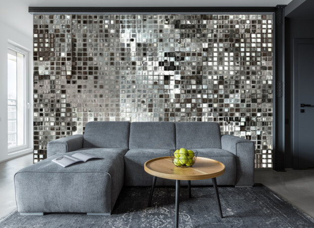 Серебряные паетки