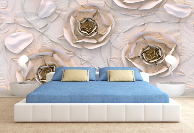 Фотообои квіти 3D