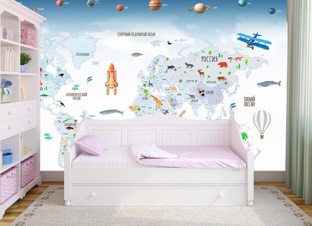 карта с планетами