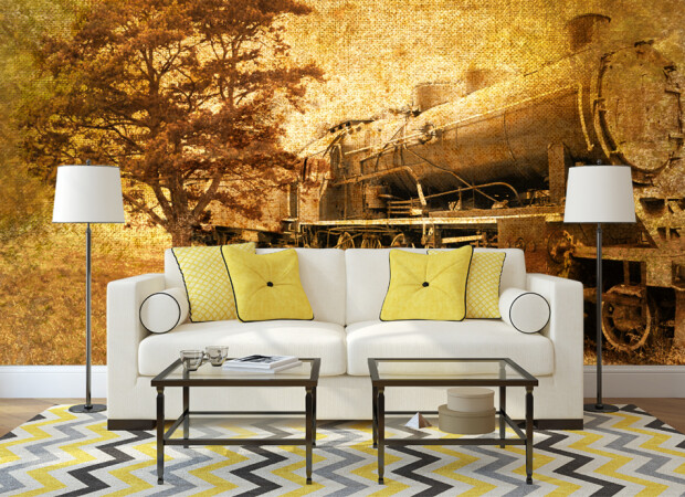 Мешковина паровоз