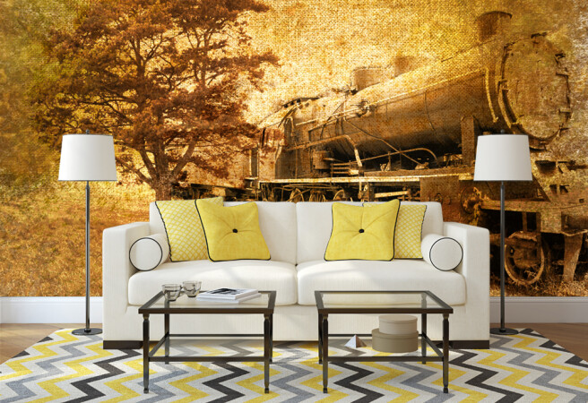 Фотообои Тряпичный паровоз