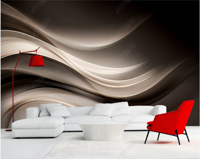 Фотообои витое латте