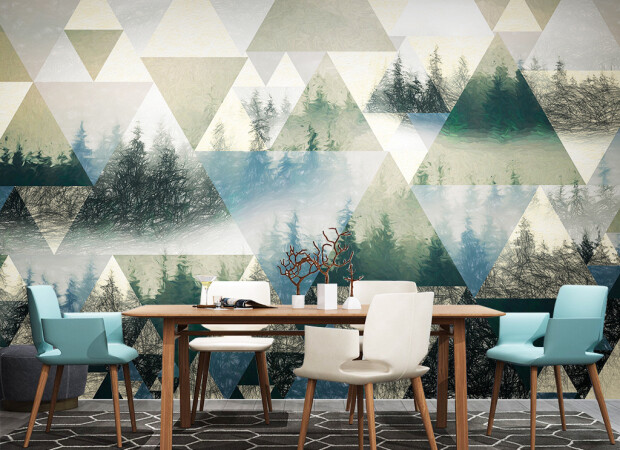 Лес в треугольниках