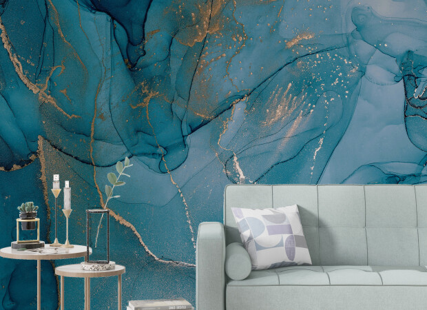 темный синий флюид