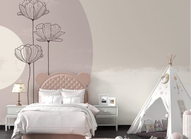 одуванчики на теплом фоне