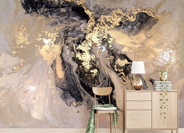 Черно-золотые переливы