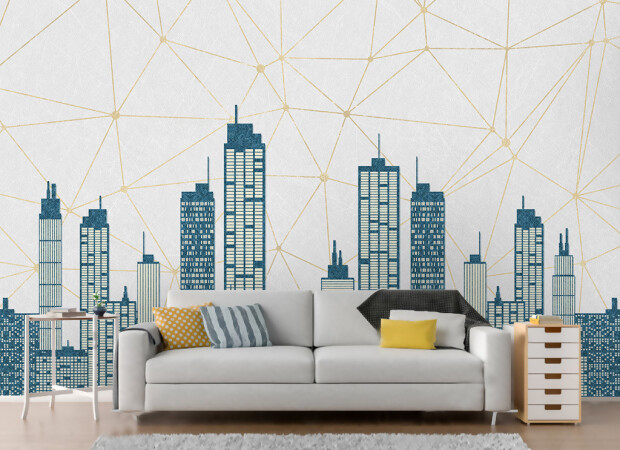 Місто на геометричні текстури