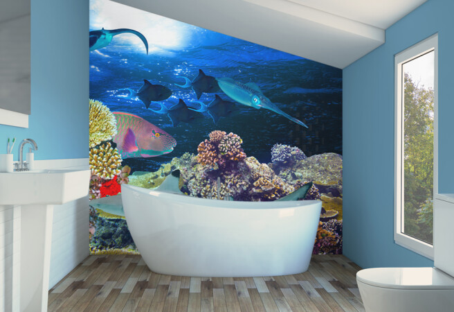 Фотообои Рыбы и кораллы