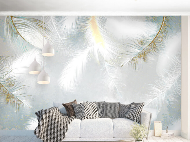 Фотообои Перья на Олимпе