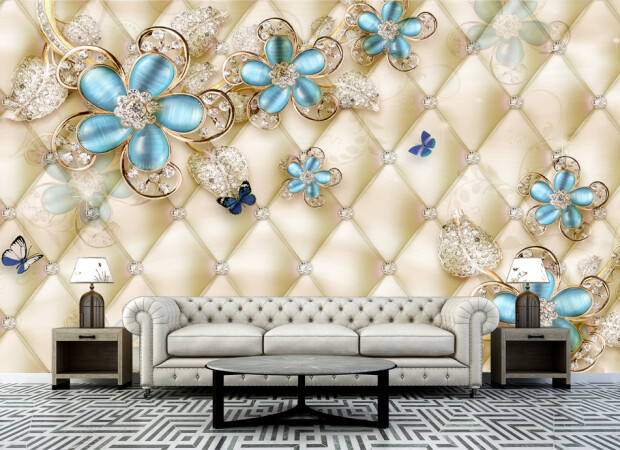 сапфировые цветы