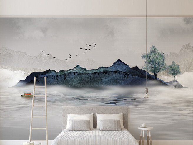 Фотообои Остров в озере