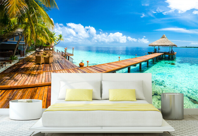 Фотообои пирс в океане