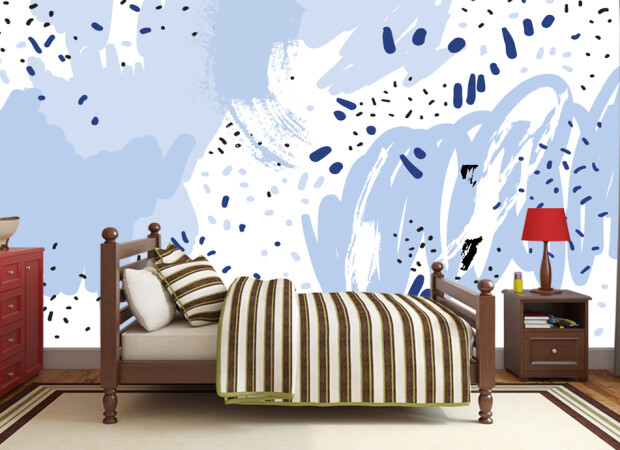 Голубой арт