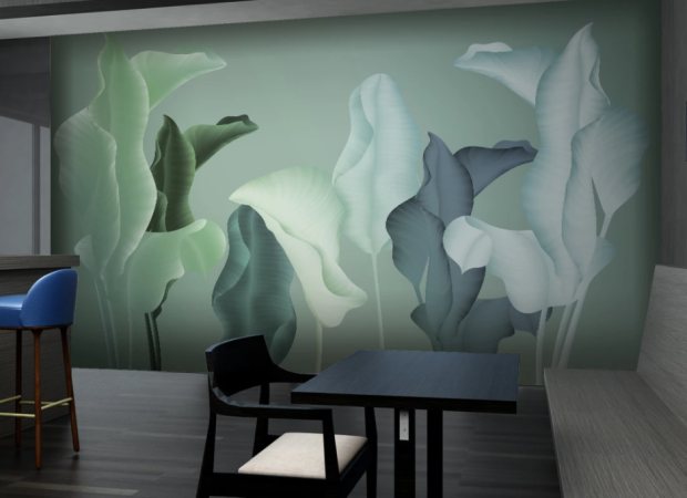 высокие листья