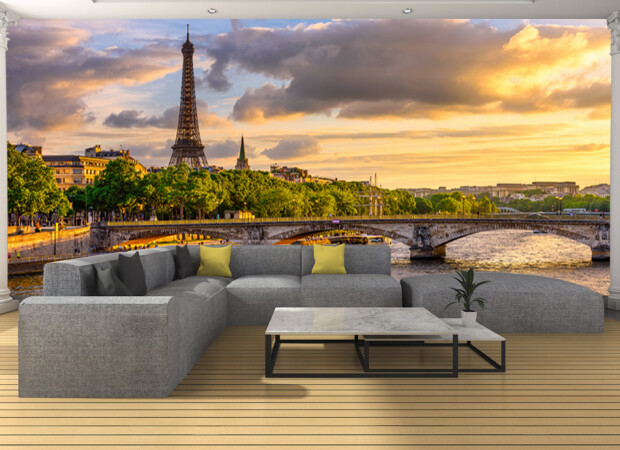 париж на рассвете