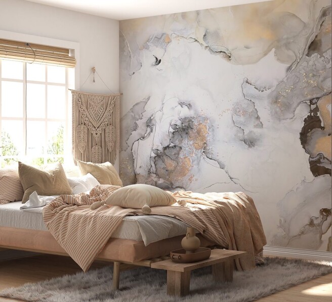 Фотообои очень светлый флюид