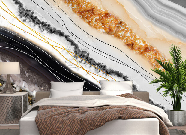 Гранитные текстуры с драгоценными камнями