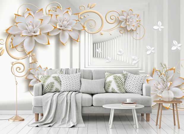 коридор с бабочками