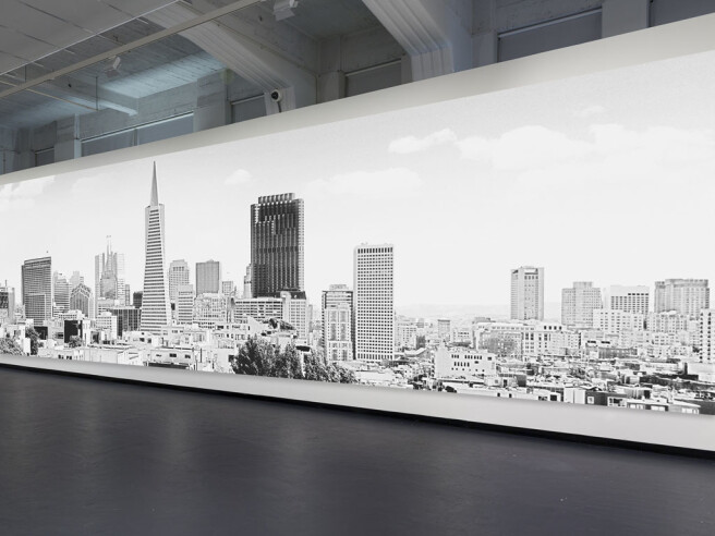 Фотообои Широкое фото города