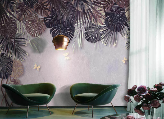 тропики в фиолетовых оттенках