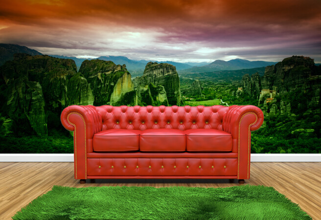 Фотообои закатное небо