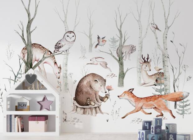 звірі в лісі