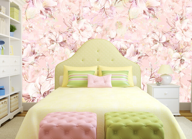 розовый паттерн