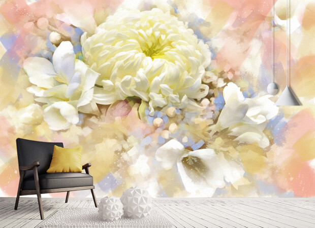 Большой белый пион