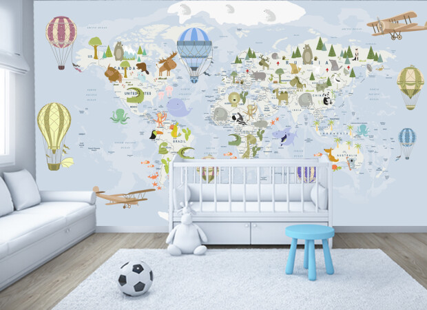 Новинка! Карта со странами и городами