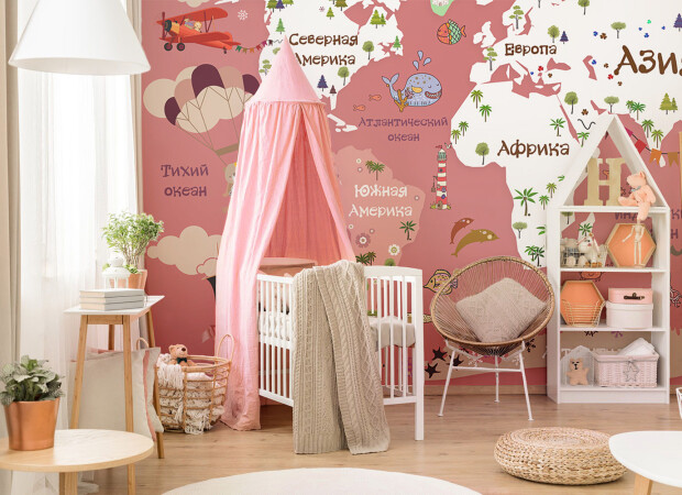 Розовая карта