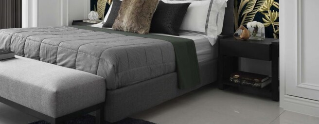 Фотообои Фламинго и золотые листья