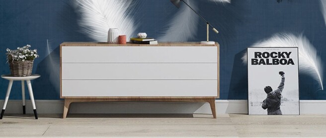 Фотообои Перья на воде