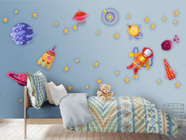 Фотообои Яркий космос