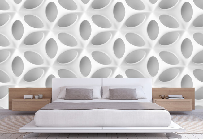 Фотообои белая абстракция