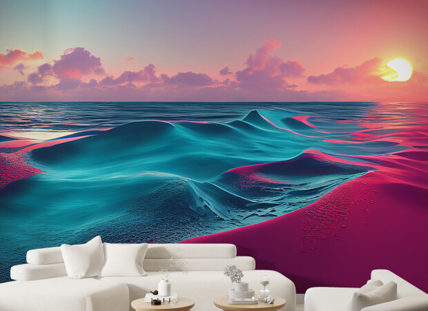 море на заході сонця