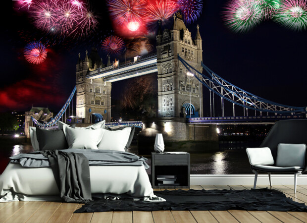 тауэрский мост в огнях