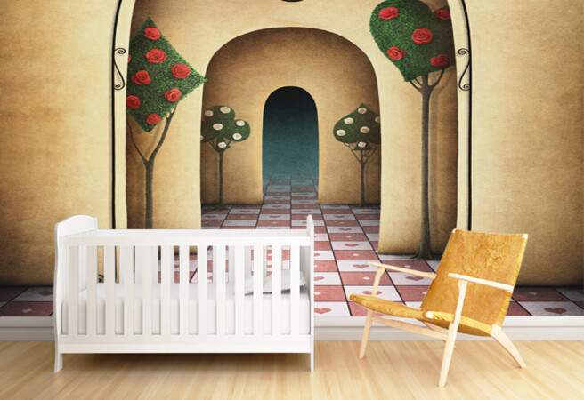 Фотообои Алиса в стране чудес 3