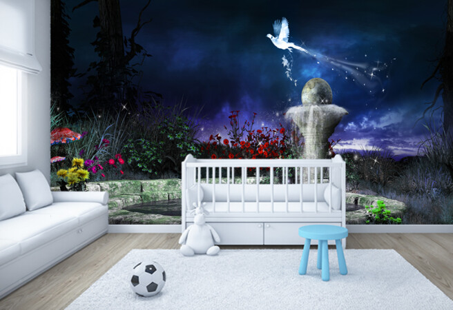 Фотообои волшебная птица