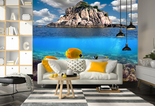 Фотообои рыбки и океан