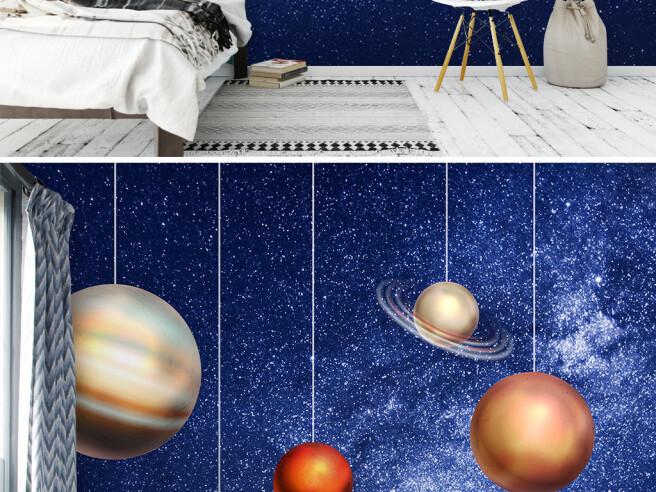 Фотообои Планеты-игрушки