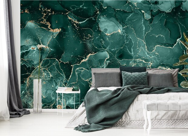 смарагдовий флюїд із вкрапленням золота