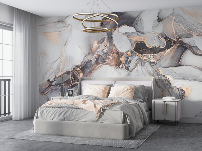 Фотообои флюид с оттенком фиолетового