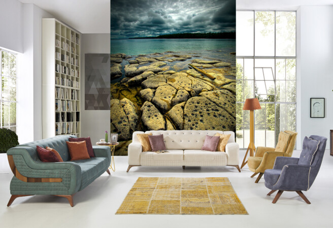 Фотообои каменистый берег