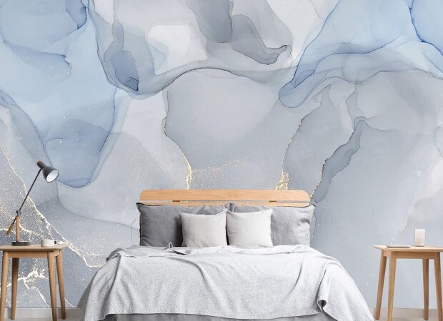 серо-голубой флюид