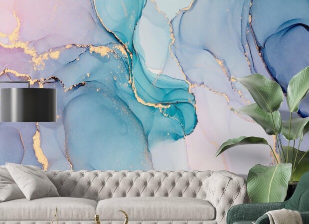 нежный цветной флюид