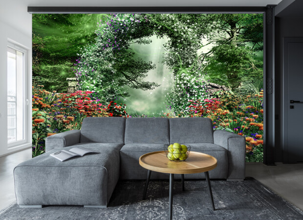 цветы в лесу