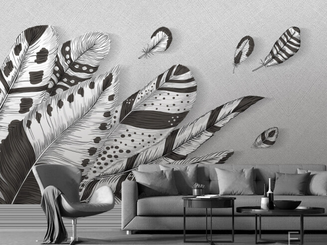 Фотообои Перья в индейском стиле